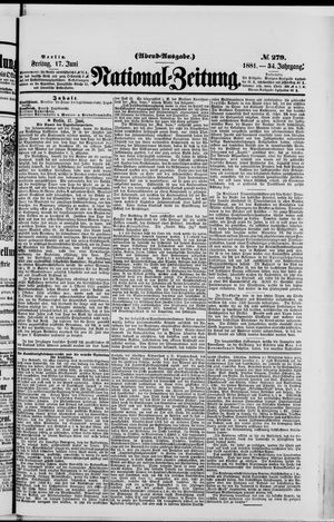 National-Zeitung vom 17.06.1881