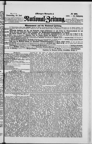 Nationalzeitung vom 23.06.1881