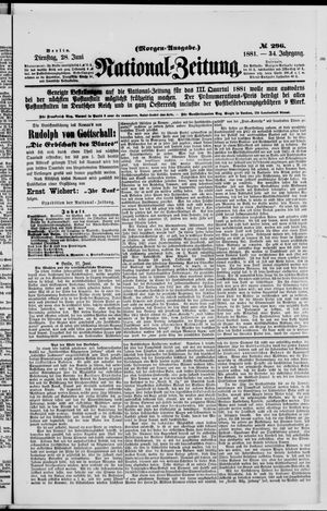 Nationalzeitung vom 28.06.1881