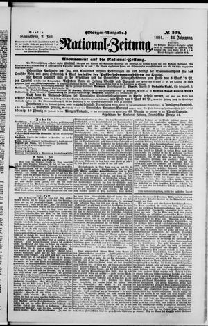 National-Zeitung vom 02.07.1881