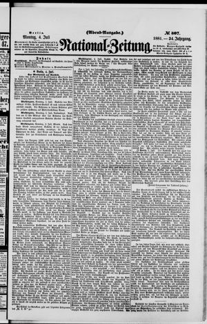 Nationalzeitung vom 04.07.1881