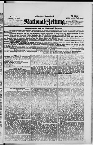 Nationalzeitung vom 05.07.1881