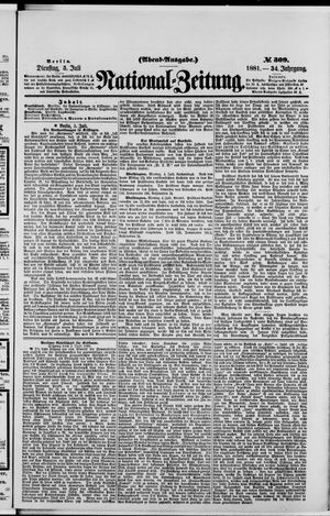 Nationalzeitung vom 05.07.1881