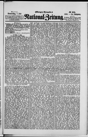 National-Zeitung vom 07.07.1881