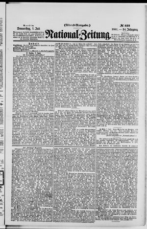 National-Zeitung vom 07.07.1881