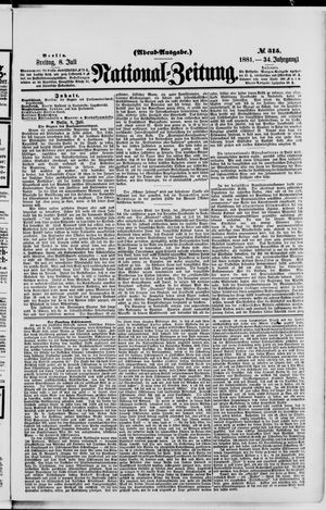 Nationalzeitung vom 08.07.1881