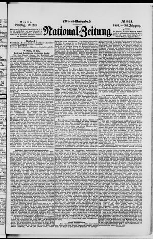 Nationalzeitung vom 12.07.1881