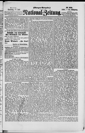 National-Zeitung vom 17.07.1881