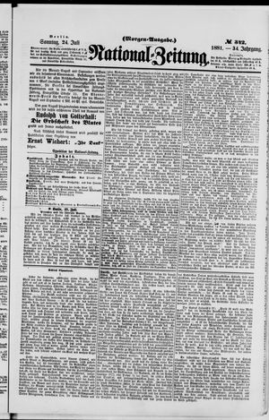 Nationalzeitung vom 24.07.1881