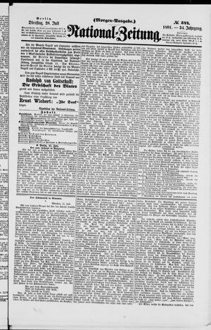 National-Zeitung vom 26.07.1881