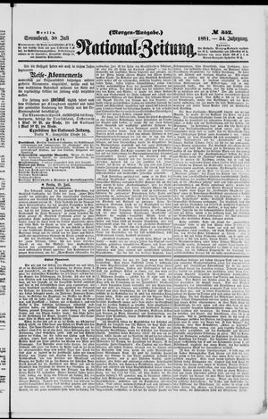 Nationalzeitung vom 30.07.1881
