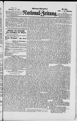 National-Zeitung vom 31.07.1881