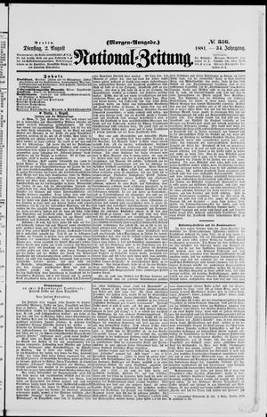 Nationalzeitung vom 02.08.1881