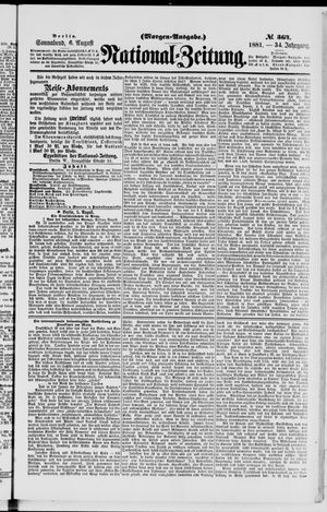 National-Zeitung vom 06.08.1881