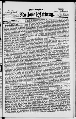 National-Zeitung on Aug 23, 1881