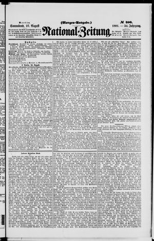 National-Zeitung on Aug 27, 1881