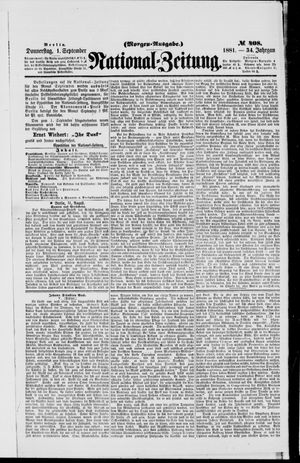 National-Zeitung on Sep 1, 1881