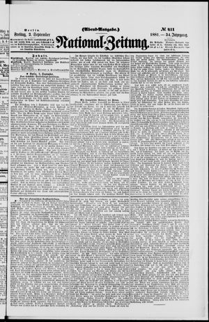 Nationalzeitung vom 02.09.1881