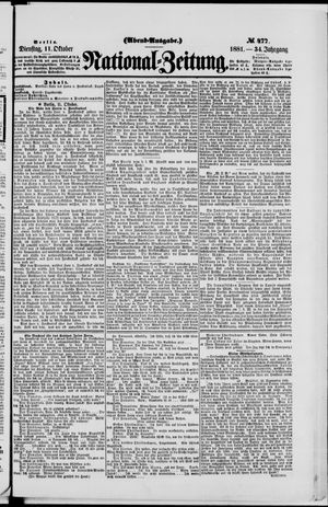 National-Zeitung vom 11.10.1881