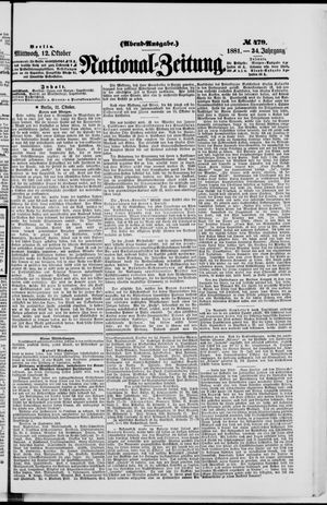 National-Zeitung vom 12.10.1881