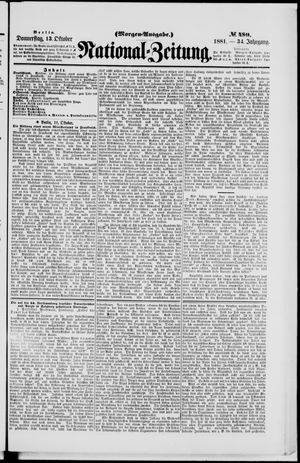 Nationalzeitung vom 13.10.1881