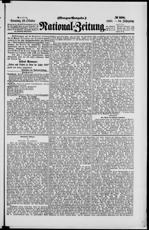 National-Zeitung vom 23.10.1881