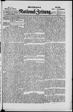 National-Zeitung vom 24.10.1881
