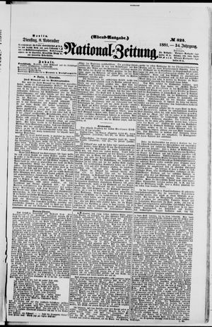 National-Zeitung on Nov 8, 1881