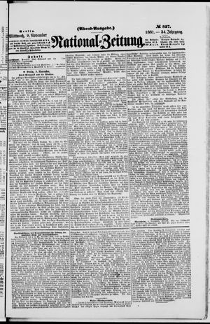 National-Zeitung vom 09.11.1881