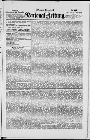 National-Zeitung vom 19.11.1881