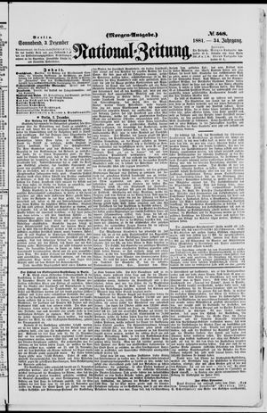 National-Zeitung vom 03.12.1881