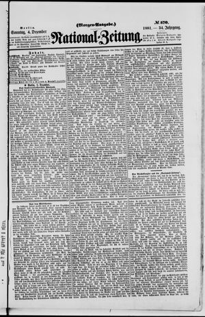 National-Zeitung vom 04.12.1881
