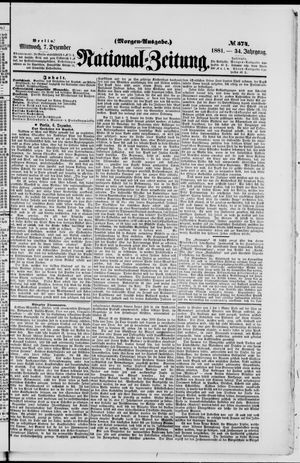 Nationalzeitung vom 07.12.1881