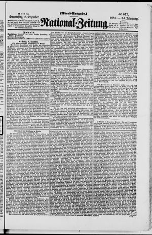 National-Zeitung vom 08.12.1881