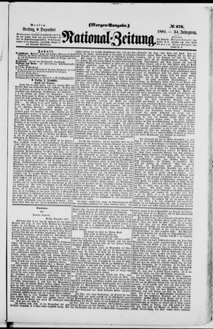 Nationalzeitung vom 09.12.1881