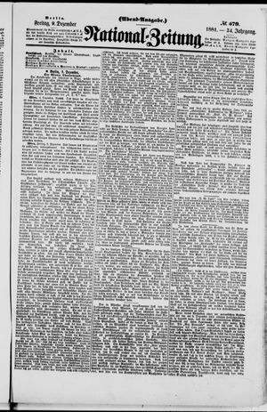 Nationalzeitung vom 09.12.1881