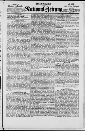 Nationalzeitung vom 12.12.1881