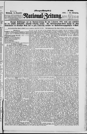 National-Zeitung vom 14.12.1881