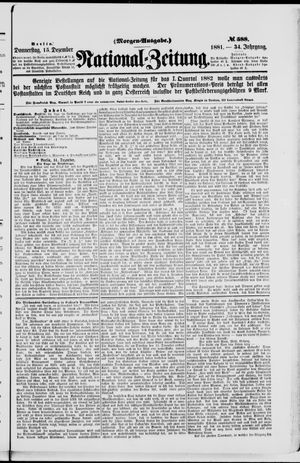 National-Zeitung vom 15.12.1881