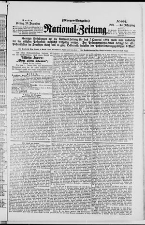 National-Zeitung on Dec 23, 1881