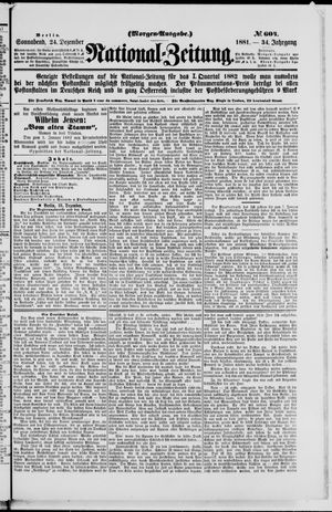 National-Zeitung vom 24.12.1881
