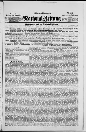 National-Zeitung vom 30.12.1881
