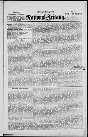 Nationalzeitung on Jan 7, 1882
