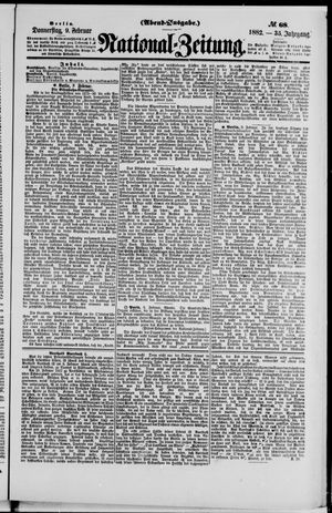National-Zeitung vom 09.02.1882