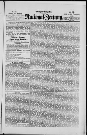 National-Zeitung on Feb 17, 1882