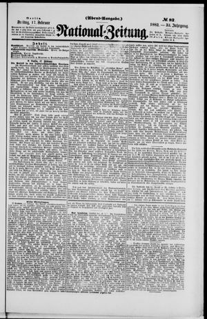 National-Zeitung on Feb 17, 1882