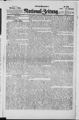 National-Zeitung on Mar 1, 1882