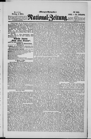 Nationalzeitung vom 03.03.1882