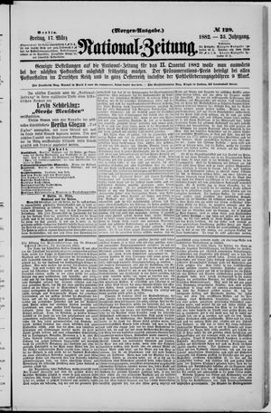 Nationalzeitung vom 17.03.1882