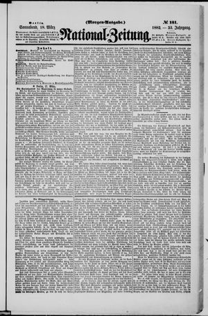 Nationalzeitung on Mar 18, 1882